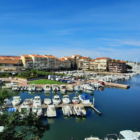Appartement T2 Vue Mer Et Port,2 Balcons, Parking Prive Canet-en-Roussillon Bagian luar foto
