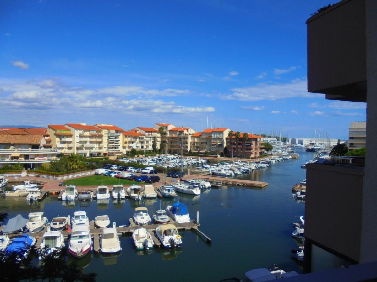Appartement T2 Vue Mer Et Port,2 Balcons, Parking Prive Canet-en-Roussillon Bagian luar foto