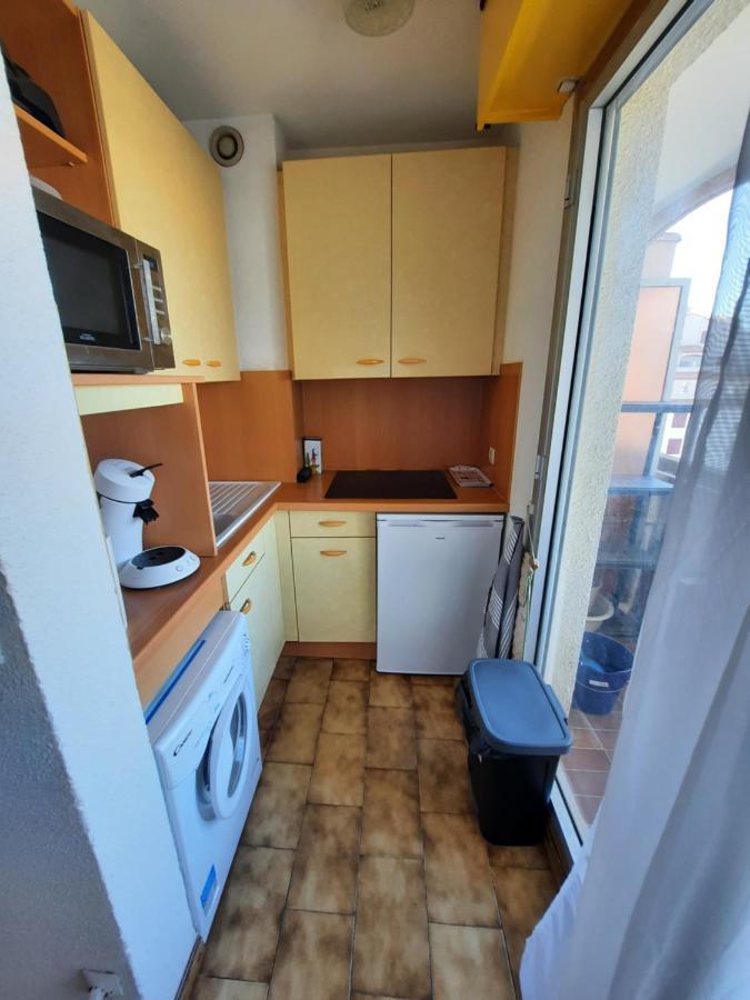 Appartement T2 Vue Mer Et Port,2 Balcons, Parking Prive Canet-en-Roussillon Bagian luar foto