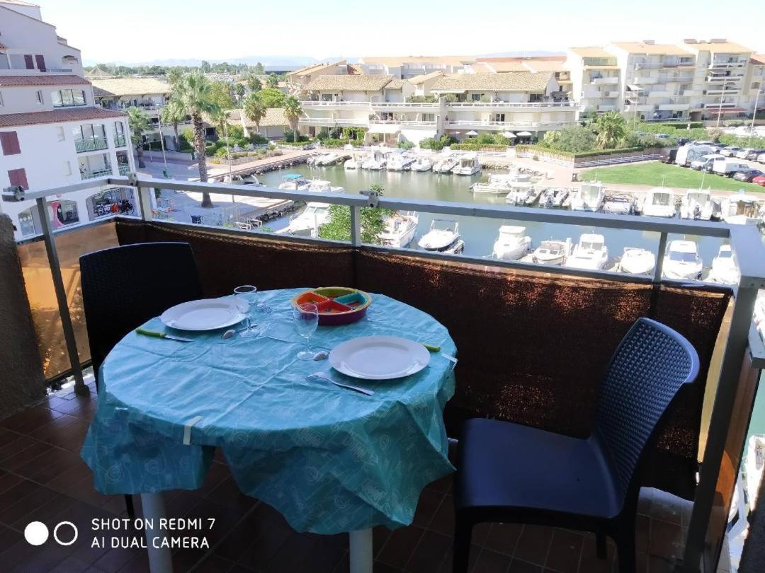 Appartement T2 Vue Mer Et Port,2 Balcons, Parking Prive Canet-en-Roussillon Bagian luar foto