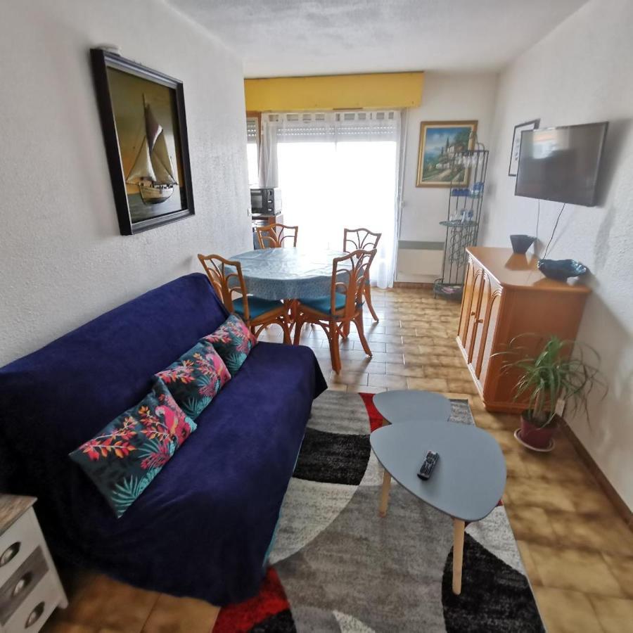Appartement T2 Vue Mer Et Port,2 Balcons, Parking Prive Canet-en-Roussillon Bagian luar foto