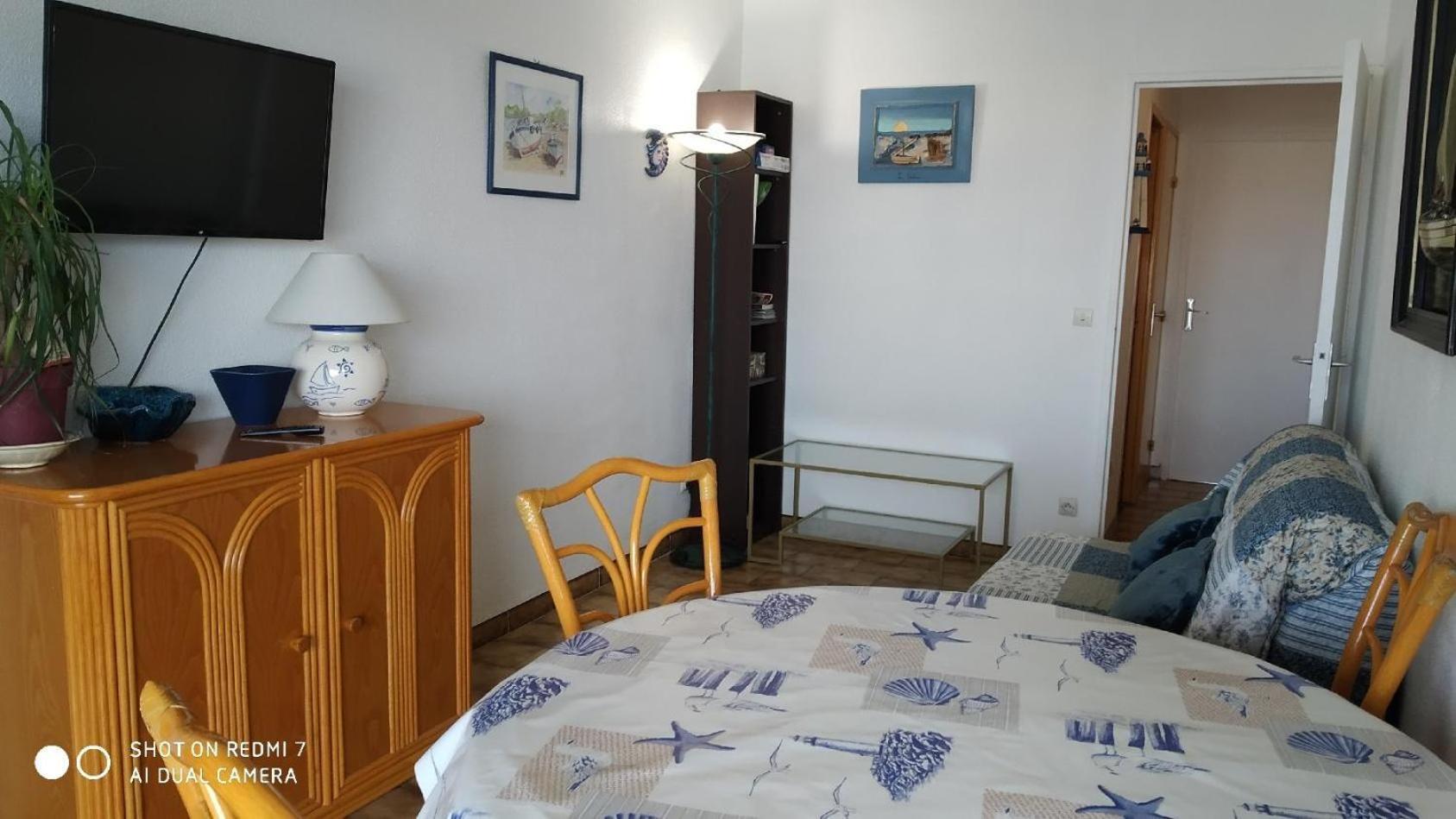 Appartement T2 Vue Mer Et Port,2 Balcons, Parking Prive Canet-en-Roussillon Bagian luar foto
