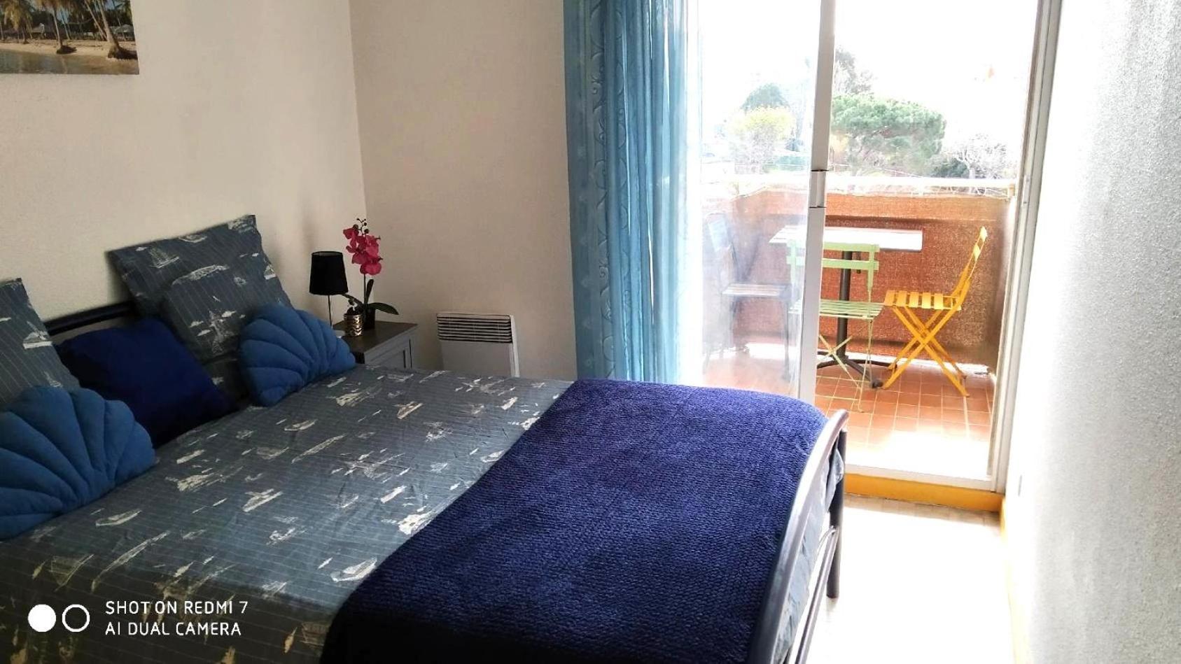 Appartement T2 Vue Mer Et Port,2 Balcons, Parking Prive Canet-en-Roussillon Bagian luar foto