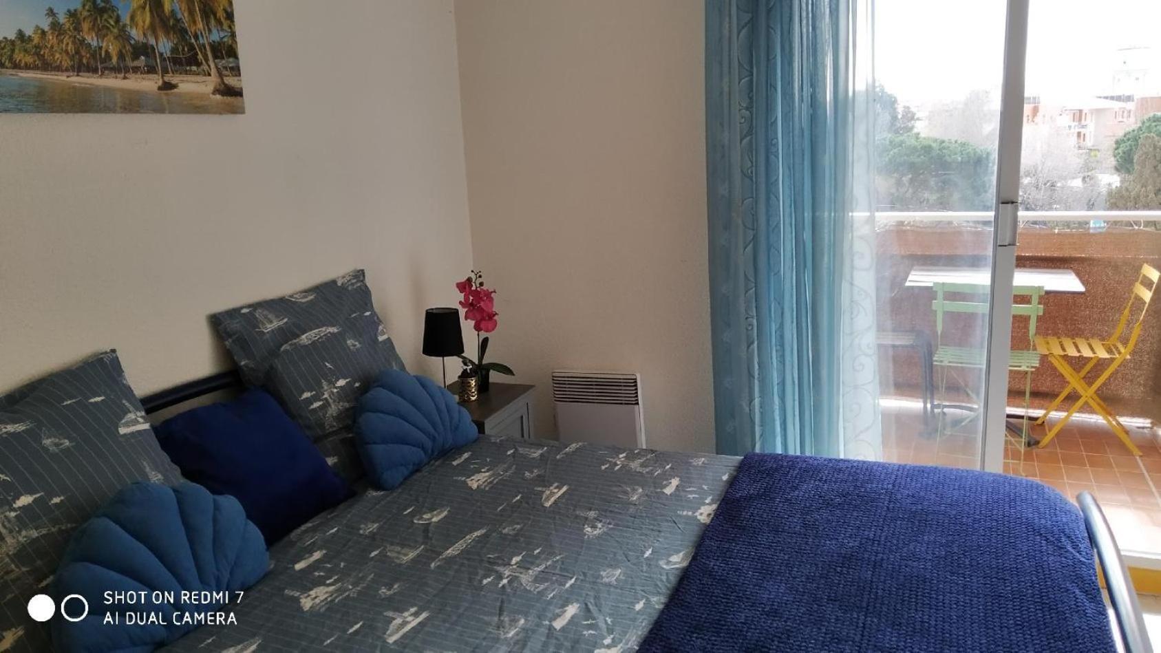 Appartement T2 Vue Mer Et Port,2 Balcons, Parking Prive Canet-en-Roussillon Bagian luar foto