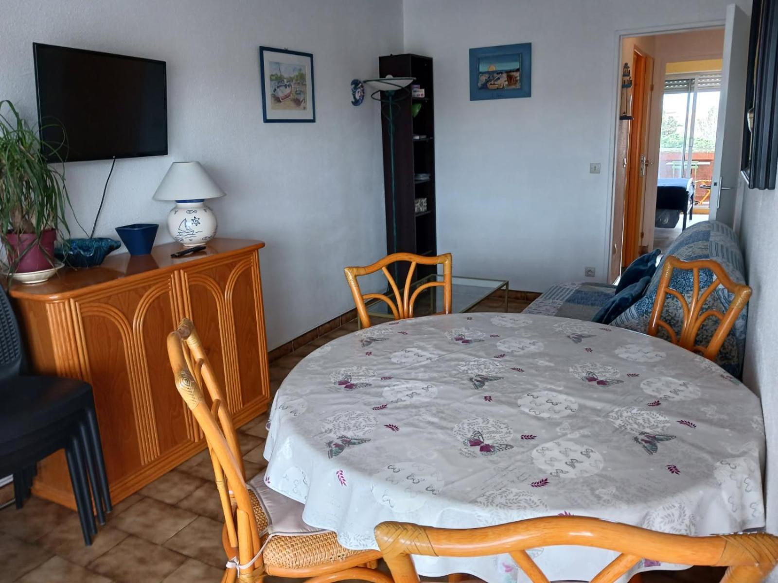 Appartement T2 Vue Mer Et Port,2 Balcons, Parking Prive Canet-en-Roussillon Bagian luar foto