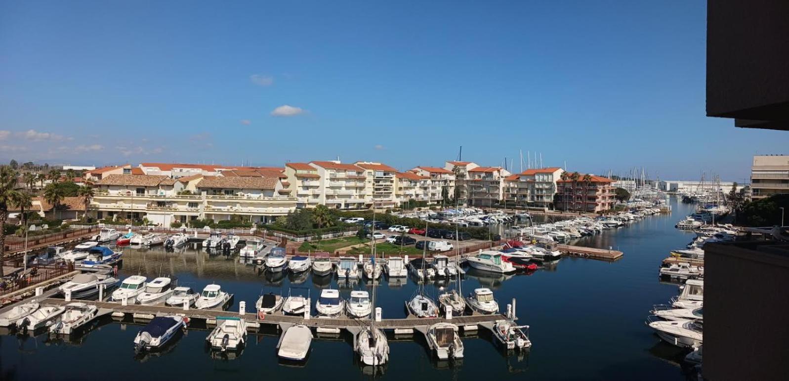 Appartement T2 Vue Mer Et Port,2 Balcons, Parking Prive Canet-en-Roussillon Bagian luar foto